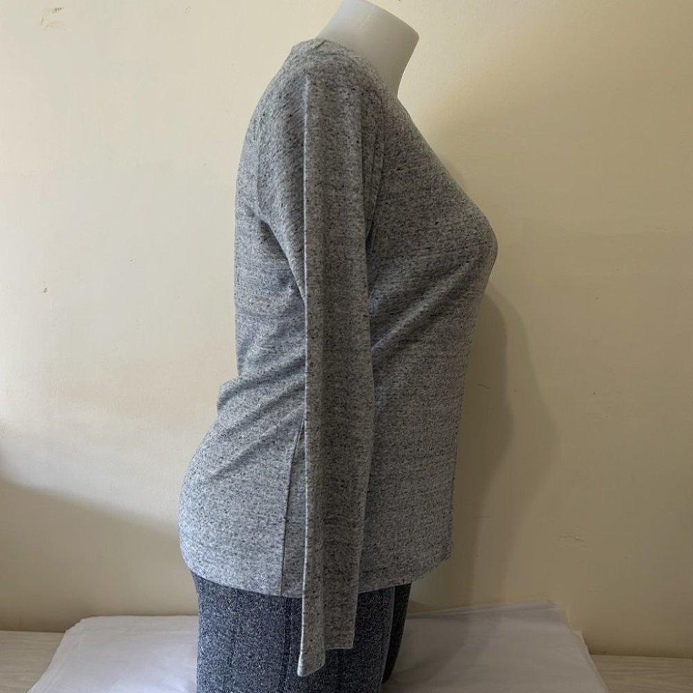 Suzanngrae AU-XL Gray LongSleeve Top Tee Shirt NWOT - Picture 5 of 10